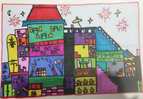 春节的家绘画获奖作品