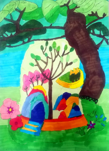 童年的回忆三年级儿童画