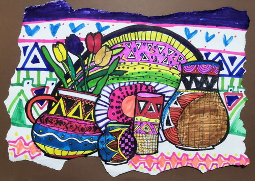 波西米亚地毯创意画