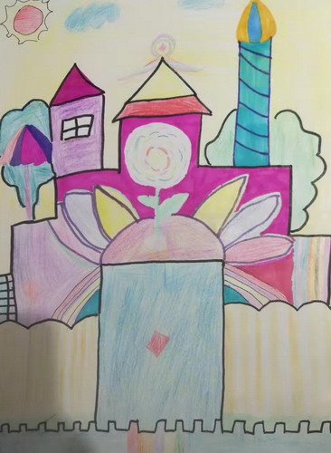 花蕾城堡绘画获奖作品