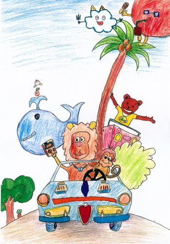 快乐旅行儿童画获奖