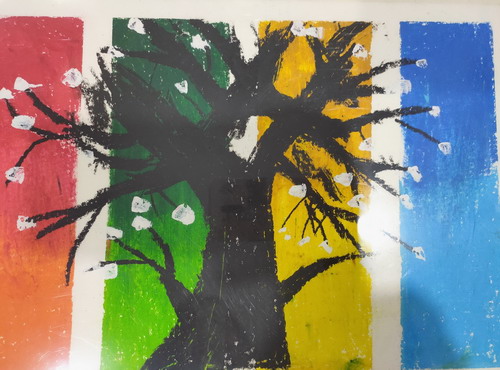 生命树儿童画图片