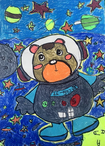 熊熊宇航员绘画获奖