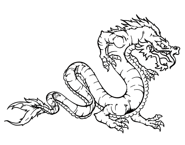 可爱的龙简笔画图片