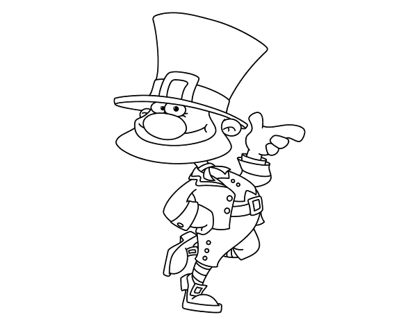 戴着帽子的小妖精简笔画图片