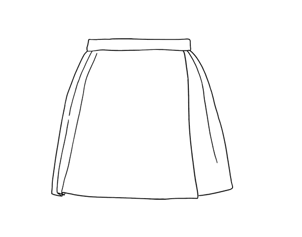 裙子简笔画图片