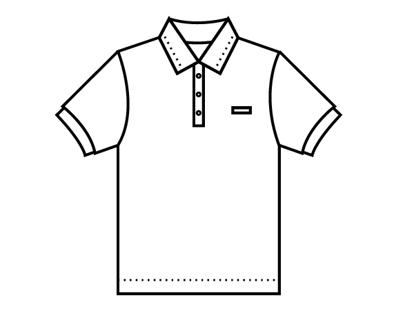 POLO衫简笔画图片