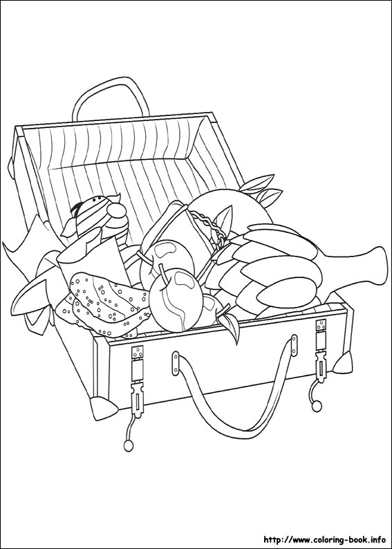 粉宝乐园动漫填色画-2