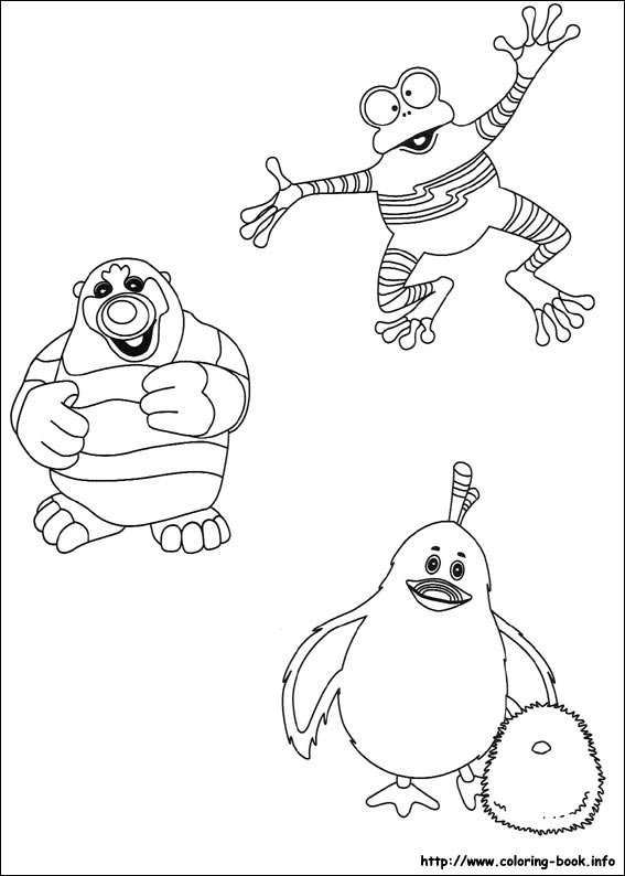 粉宝乐园填色图片-2