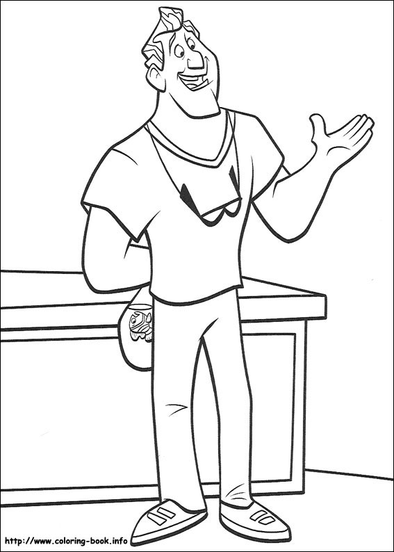 海底总动员动漫线稿-4