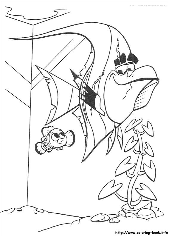 海底总动员填色图片-6