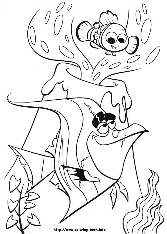 海底总动员线稿图片-9