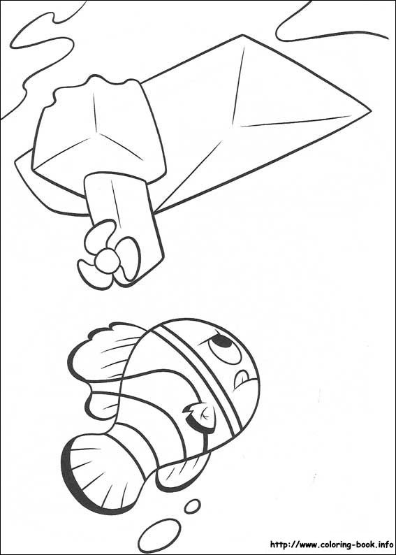 海底总动员线稿图片-2