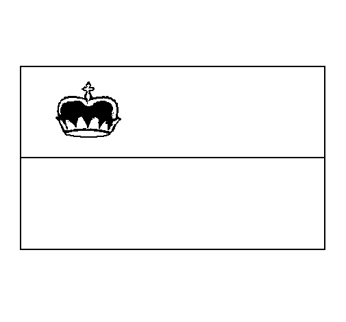 列支敦士登国旗简笔画