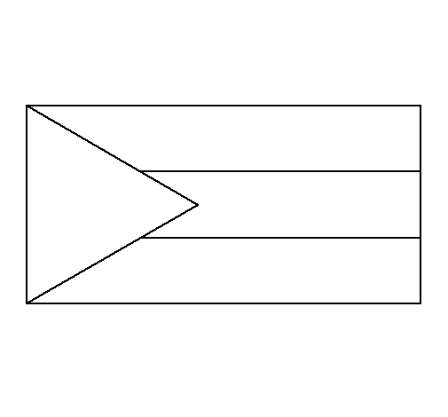 巴哈马国旗简笔画