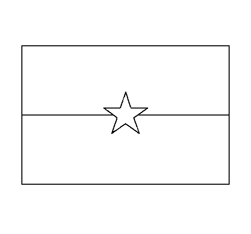 布基纳法索国旗简笔画