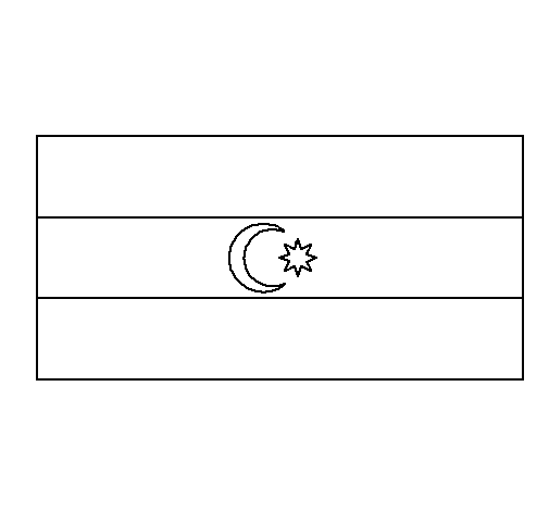 阿塞拜疆国旗图片