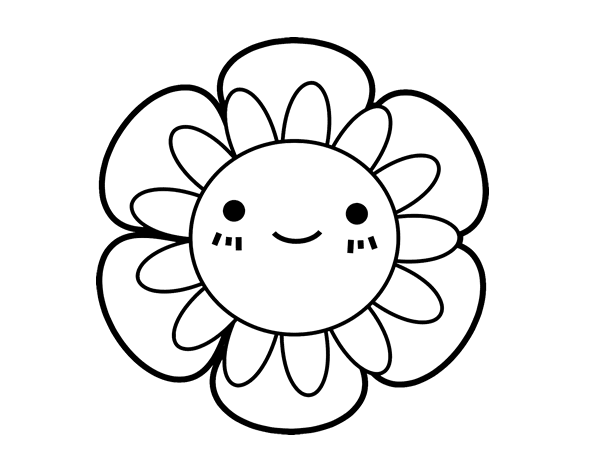 稚花简笔画图片