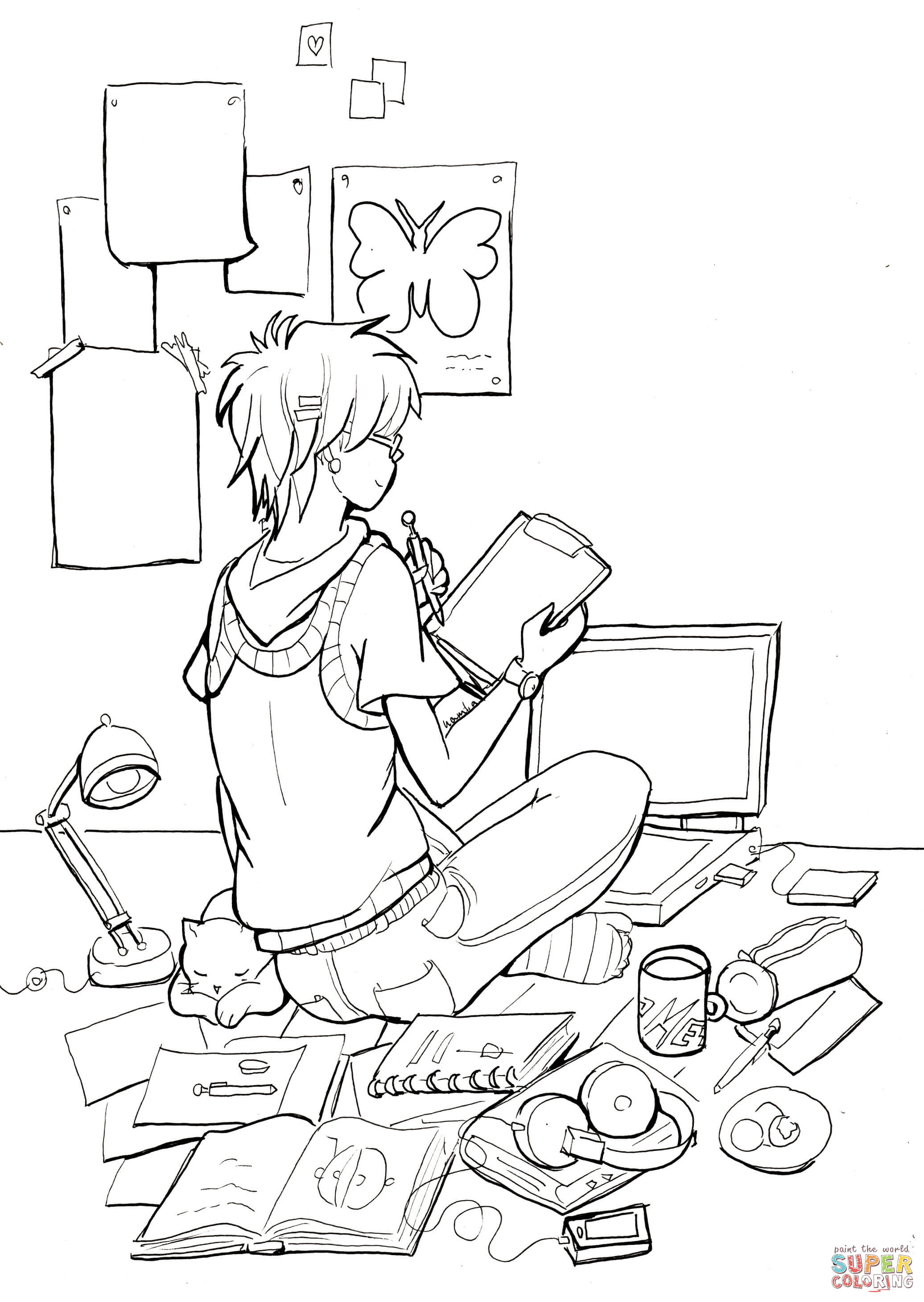 南蒂亚懒惰的下午