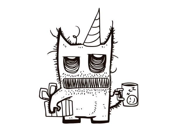 怪物生日礼物彩页