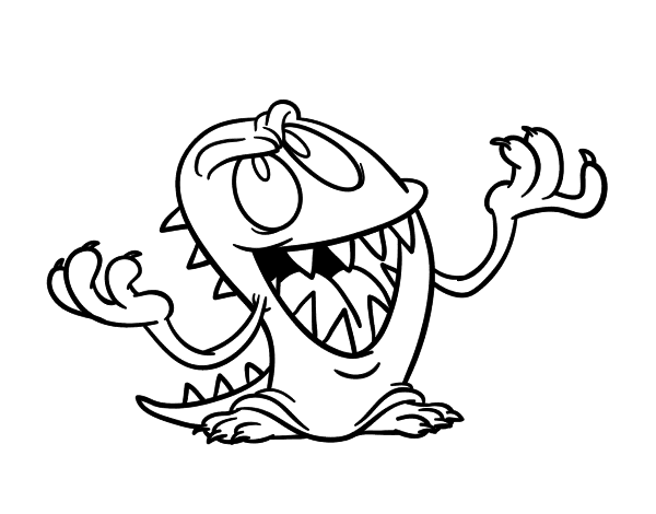 狂野的怪物彩页