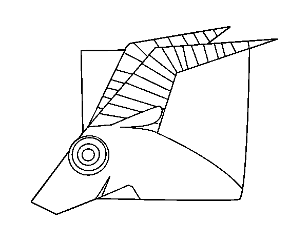 摩羯座简笔画图片