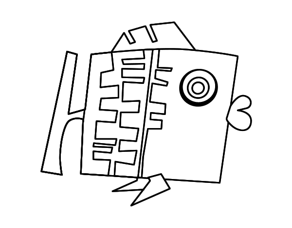 双鱼座简笔画图片