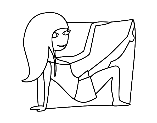 处女座简笔画图片