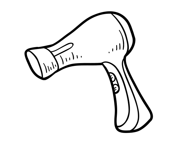 吹风机简笔画
