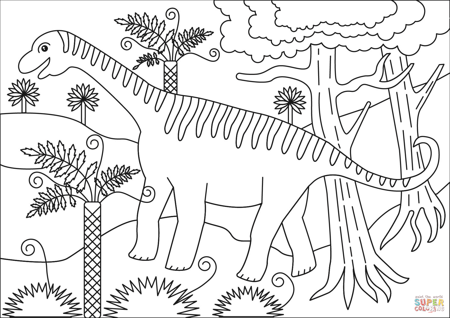 蜥蜴类恐龙简笔画图片