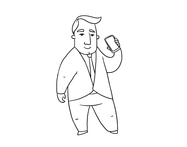 财务顾问简笔画图片