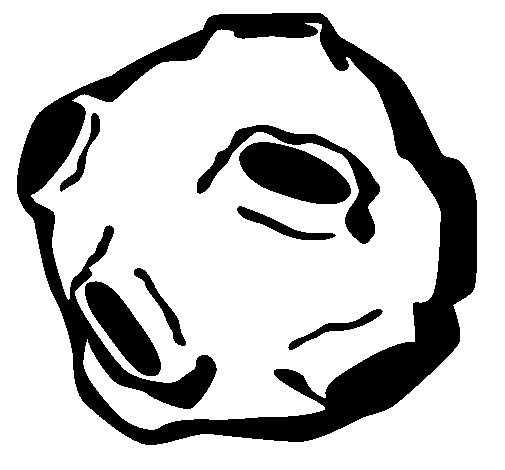 小行星简笔画图片