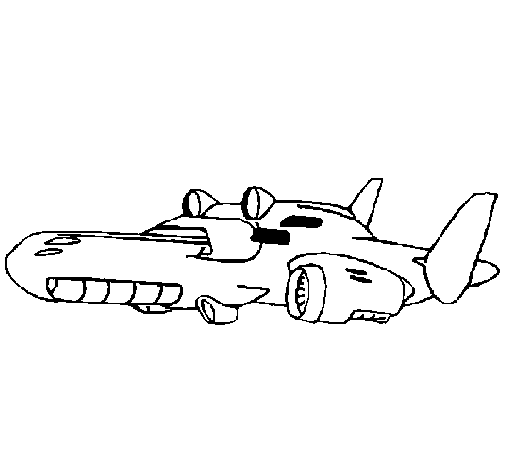 星际飞船简笔画