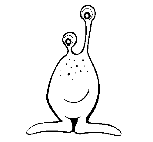 迷你外星人简笔画