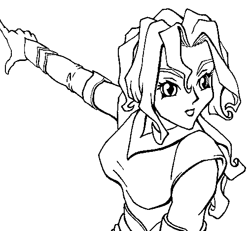 太空战士简笔画-2