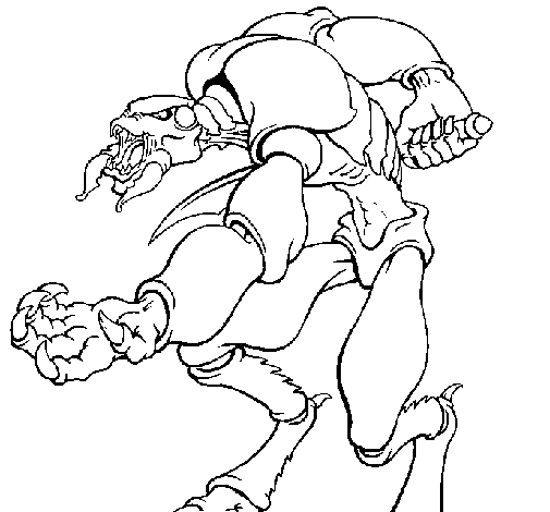 异形蚂蚁简笔画图片-1