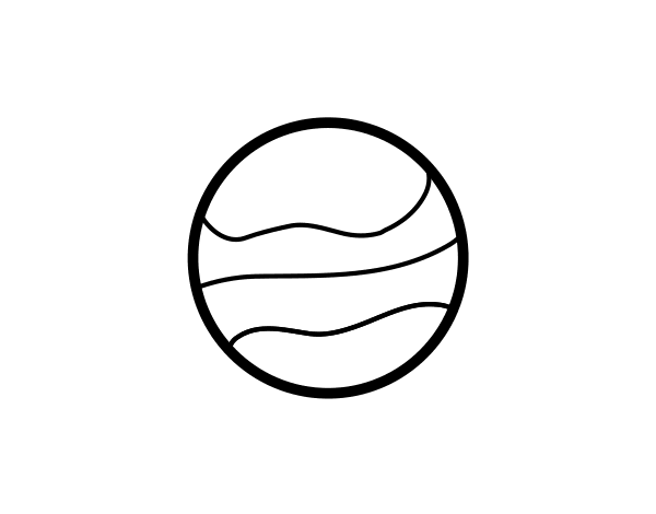 海王星简笔画图片