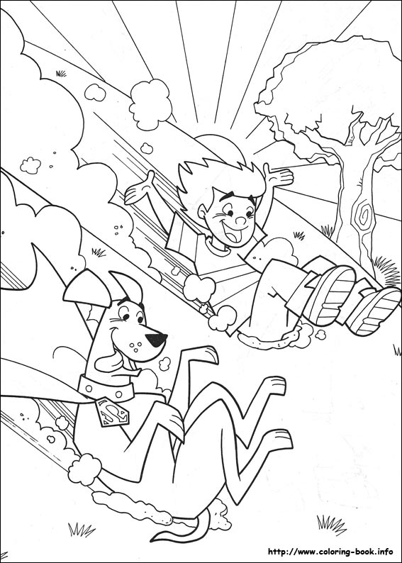 超人狗简笔画图片