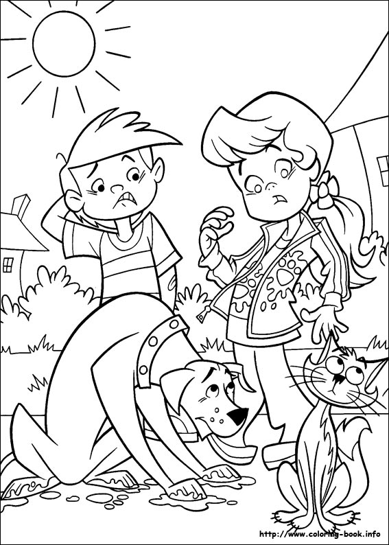 超级英雄小氪填色图片