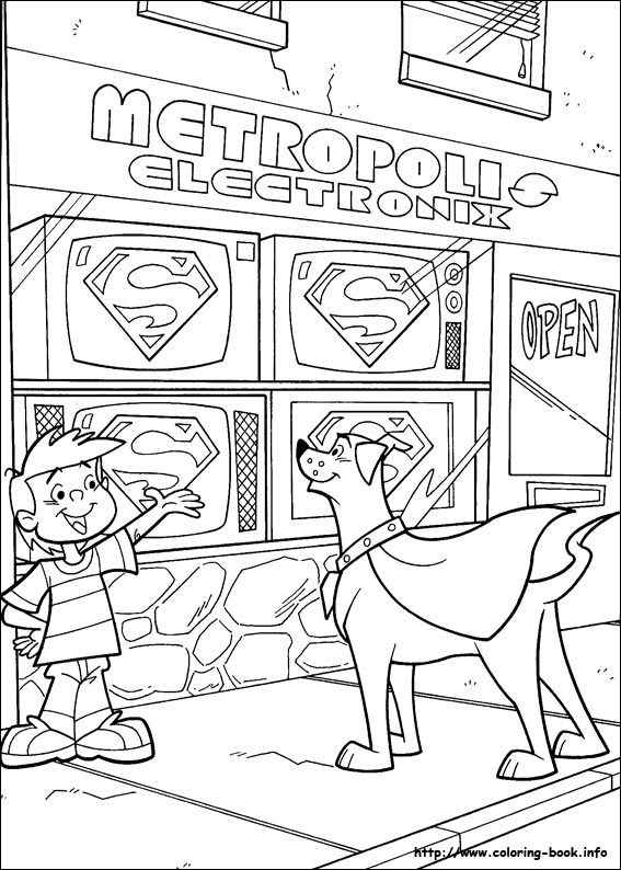 超级英雄小氪填色图片