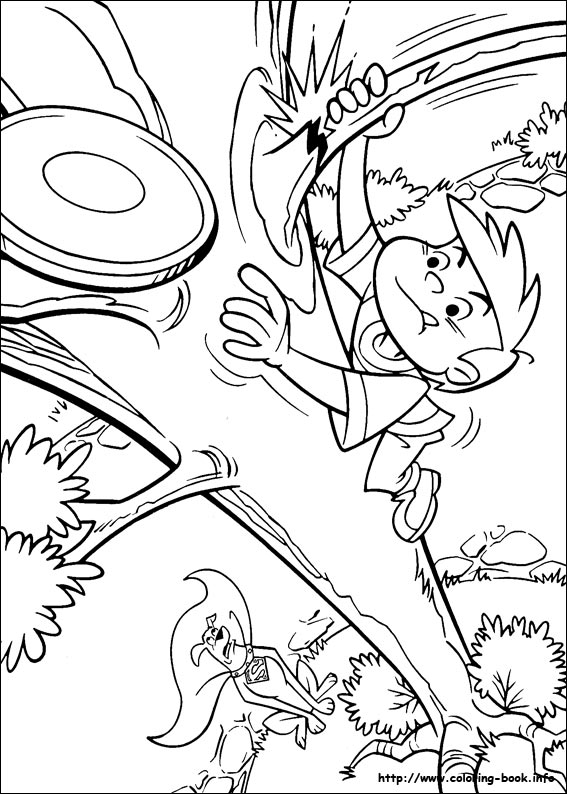 超人狗填色图片