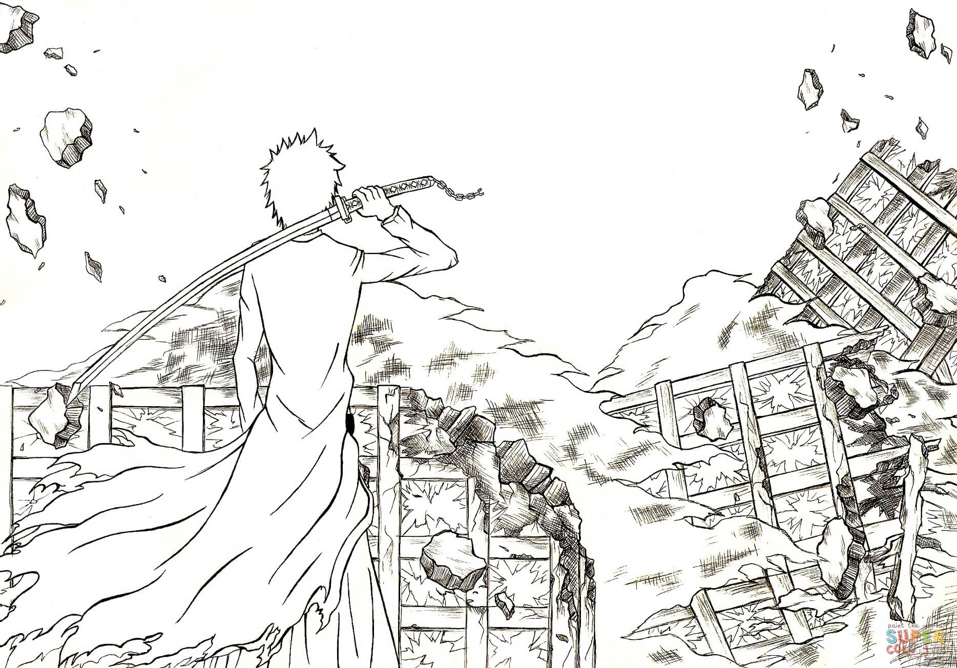 死神填色图片-5