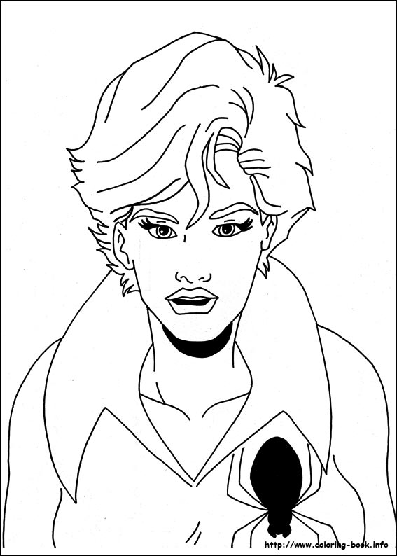 美国队长涂色画-4