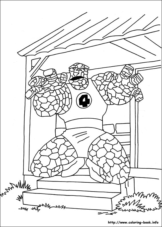 美国队长涂色画-2