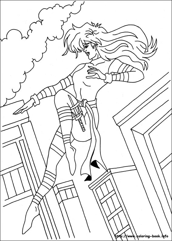 美国队长填色图片-9