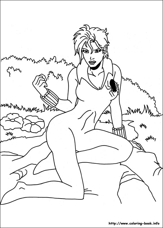 美国队长填色图片-1