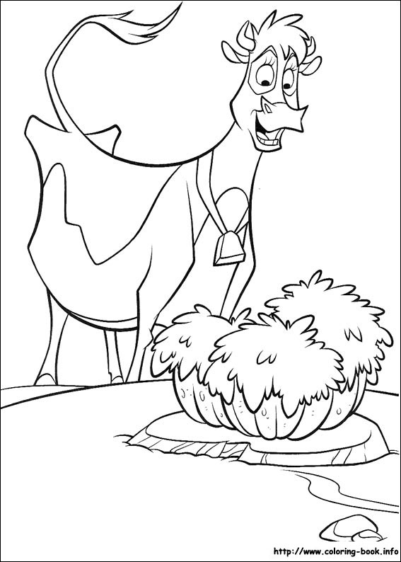 牧场是我家线稿图片-2