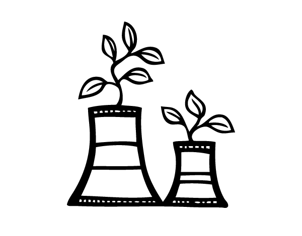 绿色能源简笔画图片结束