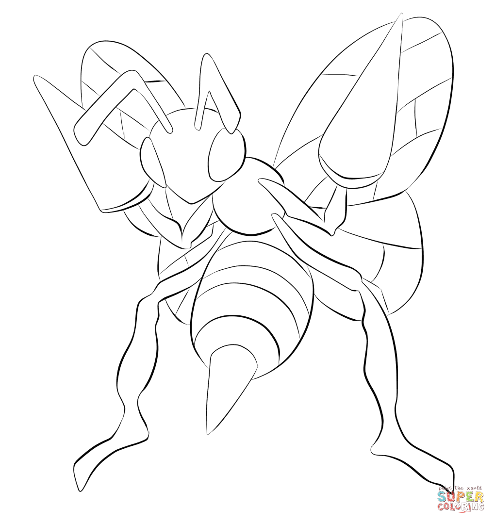 精灵宝可梦第一代-大针蜂图片