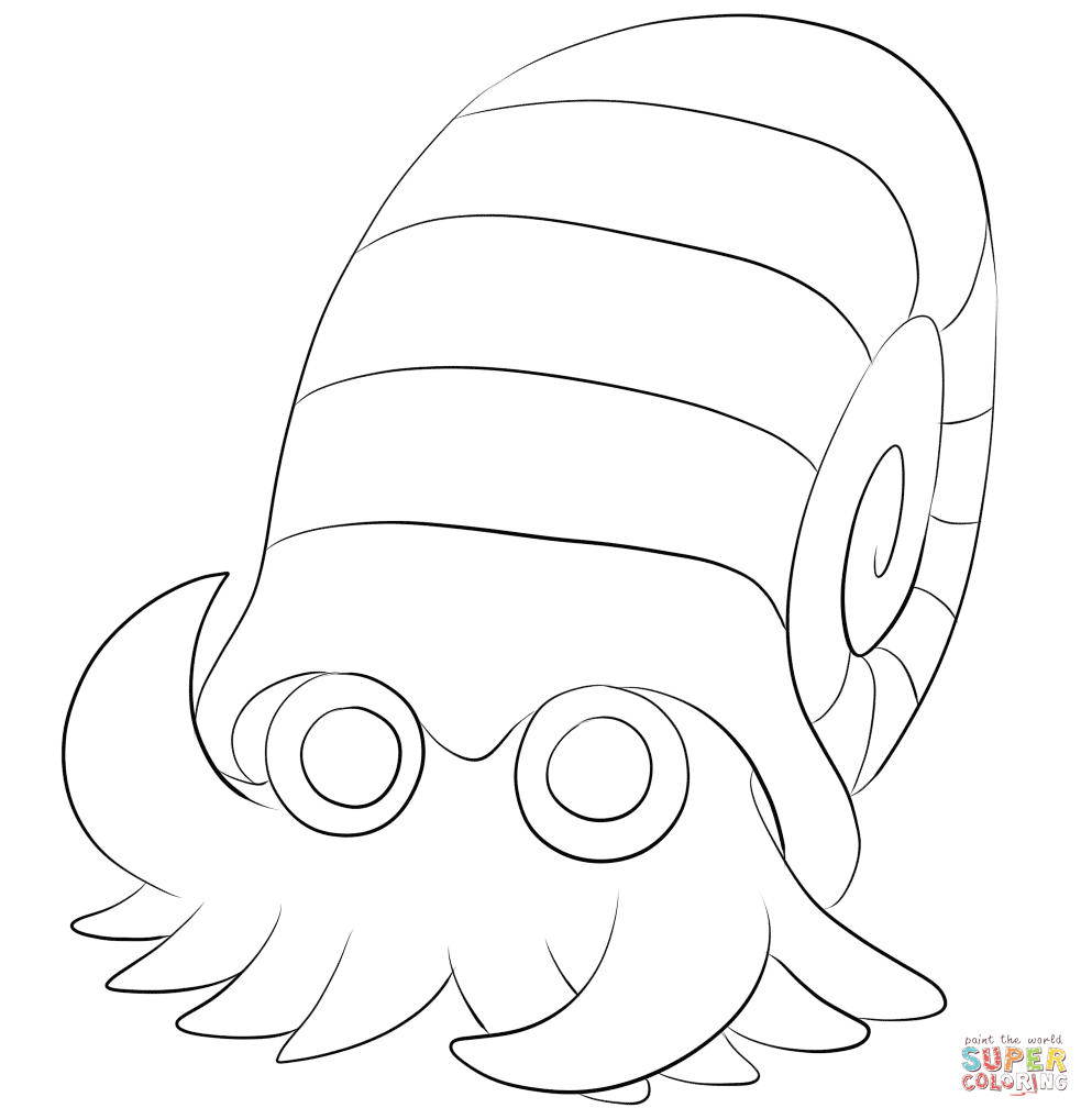 神奇宝贝中的菊石兽图片